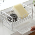 Household Rack Kitchen Sponge Pot Brush Drain Basket Scouring Pad Kitchen Gadgets Drying Creative Rack Shelf