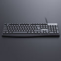 KM-520 Wired Keyboard And Mouse Set Home Office 104 Keys Plug And Play