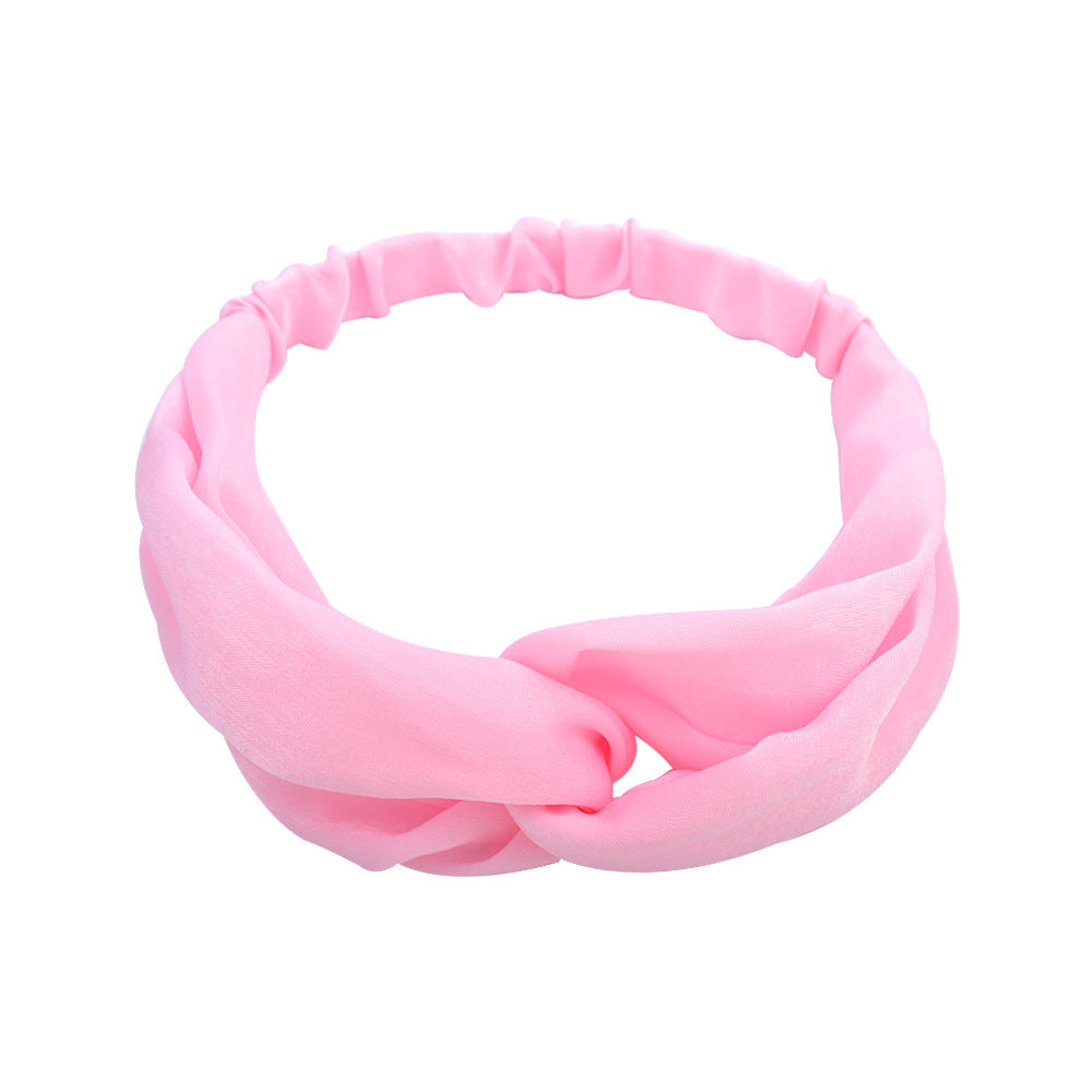 Korean Style Cross Elastic Headband Yoga Headband Headband Hair