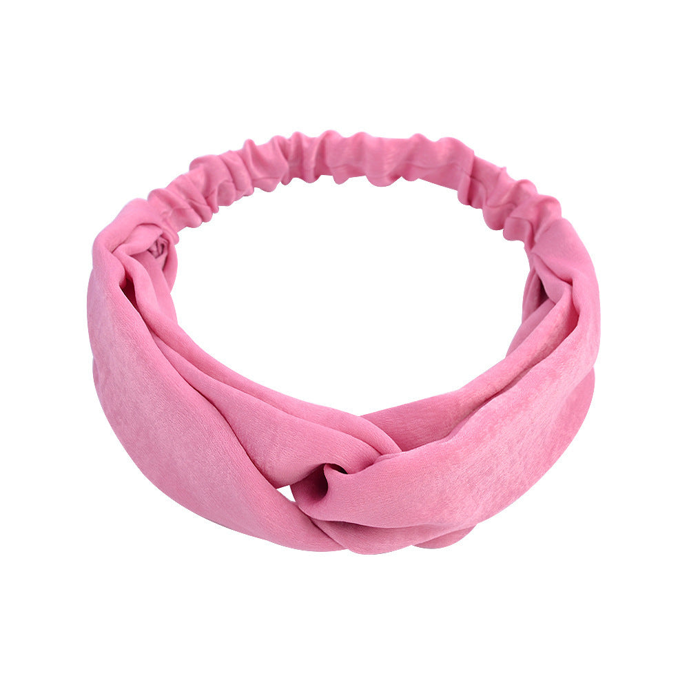 Korean Style Cross Elastic Headband Yoga Headband Headband Hair