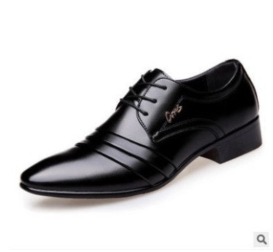 Leather Shoes Men Summer Breathable Men's Shoes