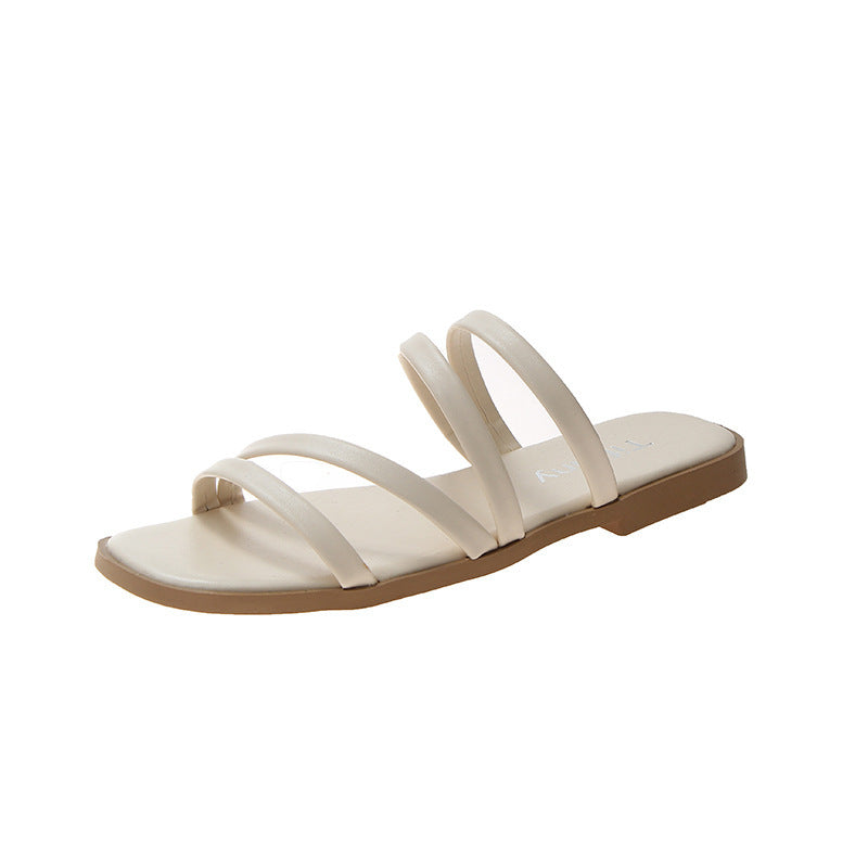 New Women's Sandals Women's Shoes Flat Toe