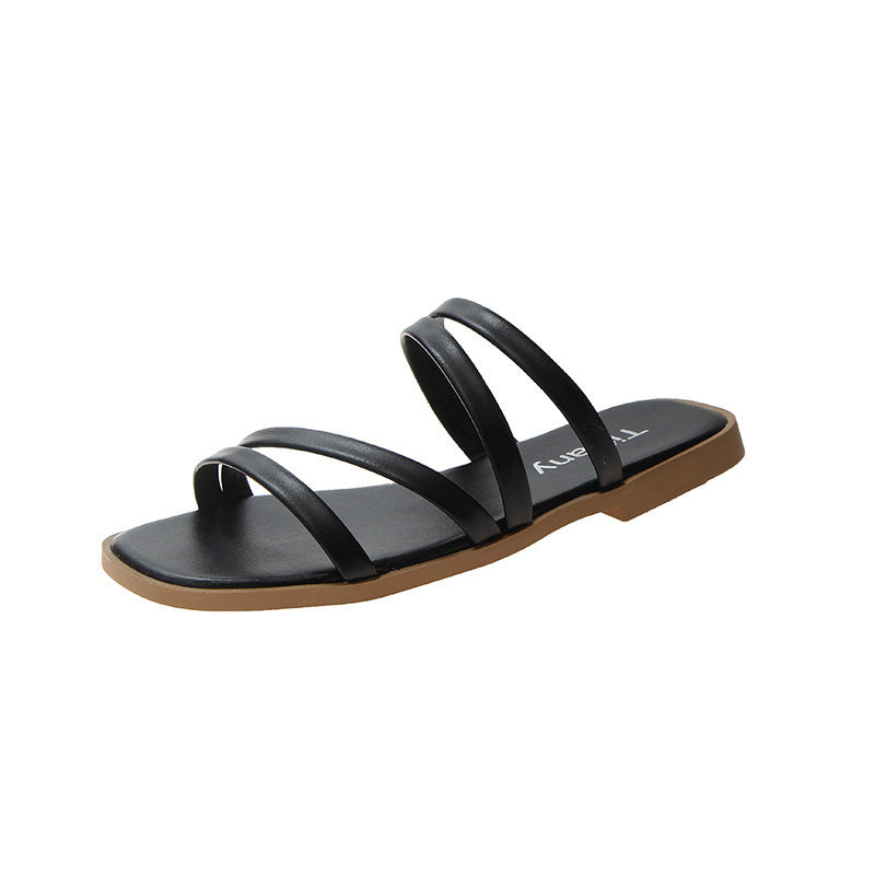 New Women's Sandals Women's Shoes Flat Toe