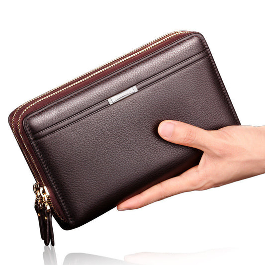 Man purse handbag bag hand bag leather handbag business on behalf of a cross-border trade zipper