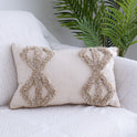 Tufted Throw Pillow Moroccan Fringed Waist Pillow Case