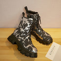 Autumn And Winter Art Graffiti Knight Boots