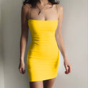 Summer Solid Color Sleeveless Women's Dress