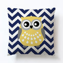 Owl Geometric Simple Animal Cute Cartoon Sofa Pillowcase