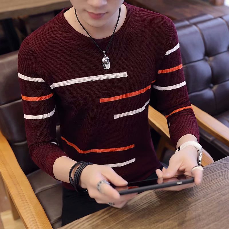 Men's Korean Slim Base Knit Sweater