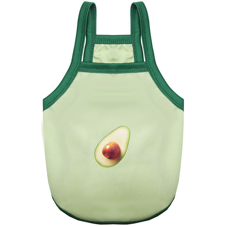 Pet  Avocado Camisole Mesh Breathable Clothes