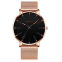 Geneva Couple Mesh Belt Non-mechanical Watch