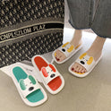 Doggie Non-Slip Pvc Cute Couple Slippers