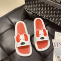 Doggie Non-Slip Pvc Cute Couple Slippers