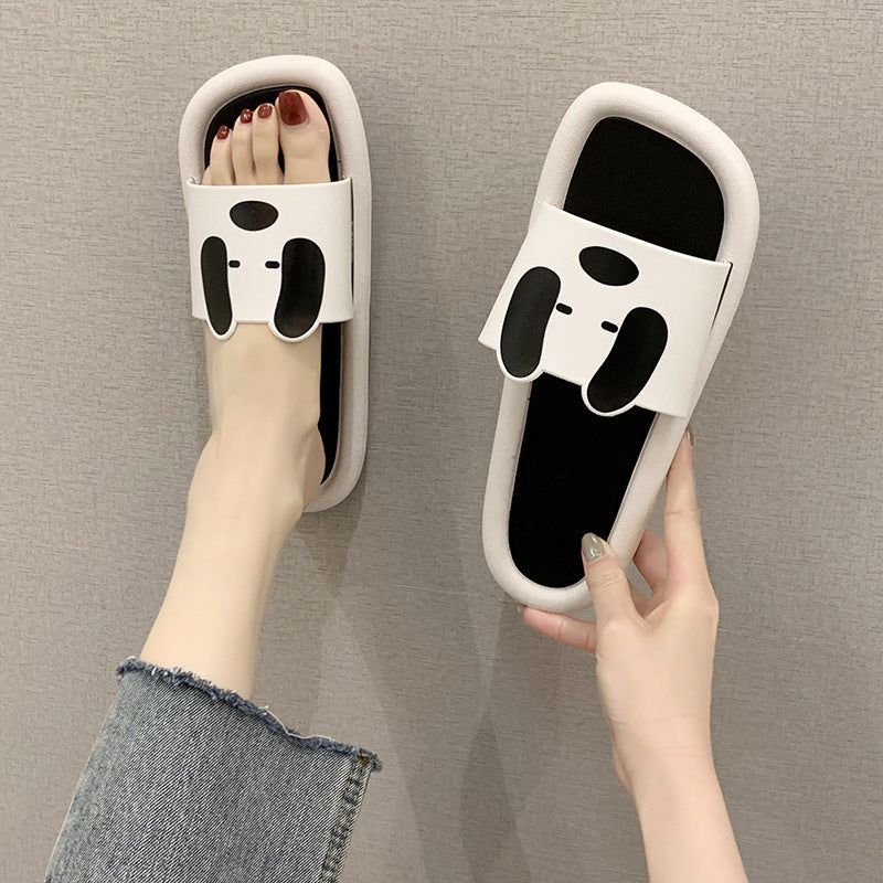 Doggie Non-Slip Pvc Cute Couple Slippers