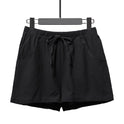 High Waist Three Quarter Pants, Large Size Thin Section, Foreign Trade Casual Wide Leg Shorts