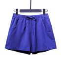 High Waist Three Quarter Pants, Large Size Thin Section, Foreign Trade Casual Wide Leg Shorts