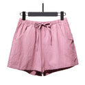 High Waist Three Quarter Pants, Large Size Thin Section, Foreign Trade Casual Wide Leg Shorts