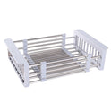 Kitchen Sink Retractable Drain Basket Stainless Steel Sink Drain Rack