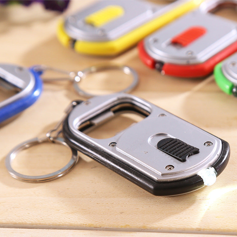 Household LED Bottle Opener Keychain Light Gifts