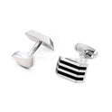 High-end Black Opal Shirt Men's Cufflinks