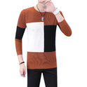 Plaid Slim-Fit Trendy Handsome Clothes Base Knitwear