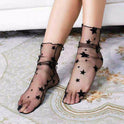 Mid-tube Transparent Korean All-match Breathable Women's Socks