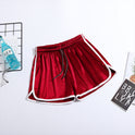 Women's Loose Plus Size Cotton Sports Shorts