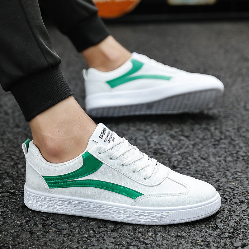 Casual Color Matching Men's Shoes All-match White Shoes Men's Breathable