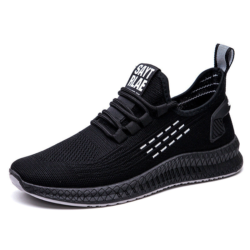 Men's Casual Fly Woven Breathable Sports Shoes