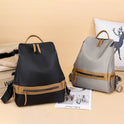 Korean Style Trendy All-Match Nylon Bag Fashion Lady Travel Backpack