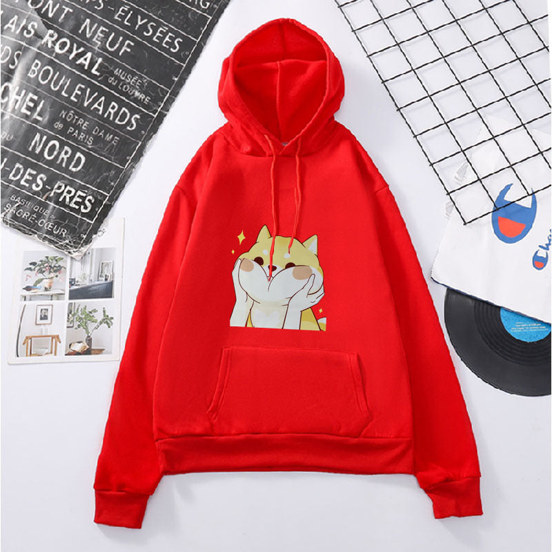 New Korean Style Loose Hooded Sweater