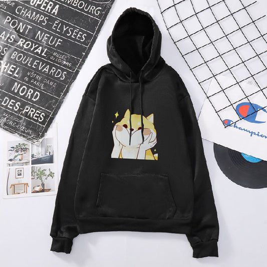 New Korean Style Loose Hooded Sweater