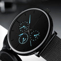 Fashion Temperament Ultra-thin Mesh Strap Men's Watch