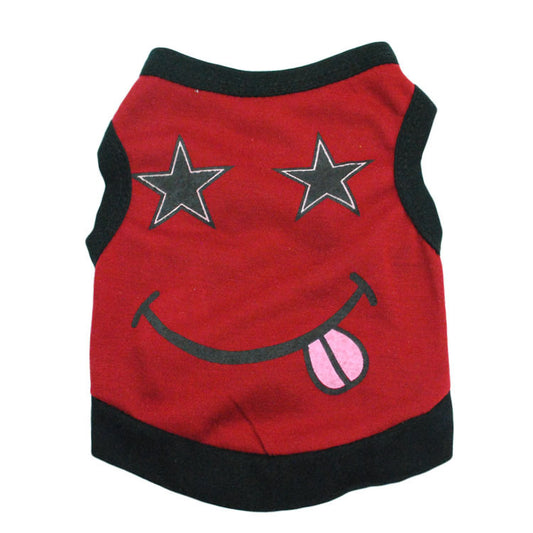 Polyester Smiley Pet Vest