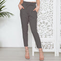 European and American new fashion wild waist cropped pants