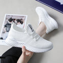 New Women's Shoes Korean Style Wild White Shoes Breathable Mesh Shoes Trendy Shoes