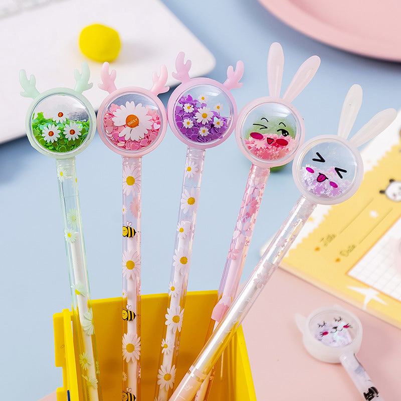 Cute Tutu Sequin Gel Pen Study Stationery