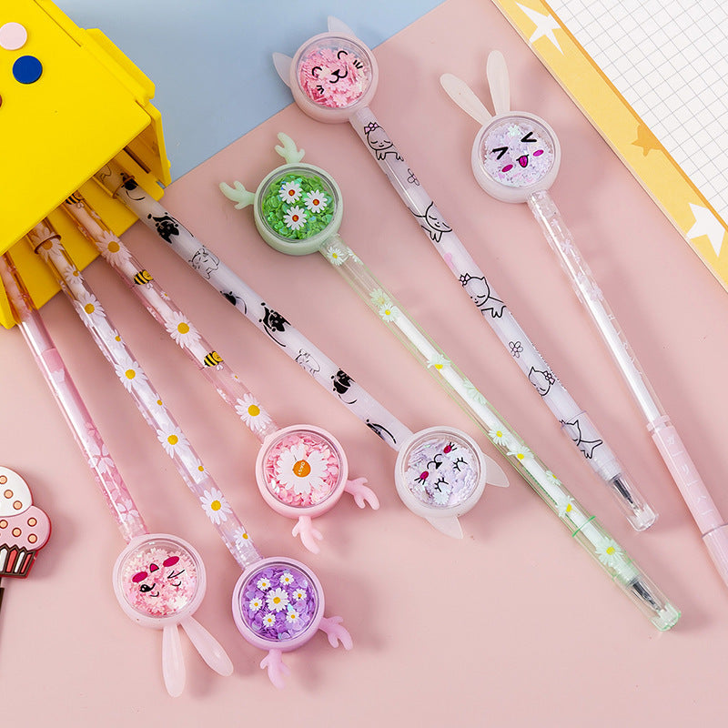 Cute Tutu Sequin Gel Pen Study Stationery