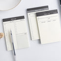 Business Day Planner, Notepad, Tear Pad, Office Desk Agenda Memo