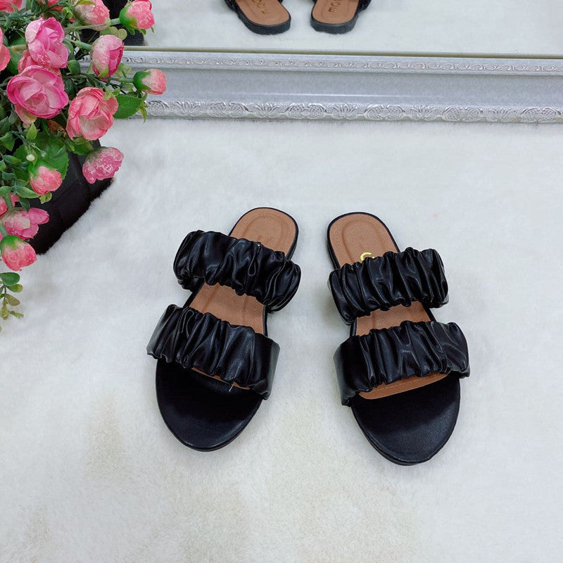 Flat Shoes Sandals European And American New Summer Women's Slippers Fold Fashion Sandals