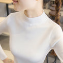 Half Turtleneck Sweater Bottoming Shirt