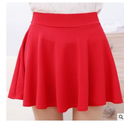 Spring and summer new Korean version of the high waist pettiskirt sun skirt anti-light safety half-length skirt explosion