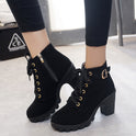 New High-Heeled Thick-Heeled Casual Women's Boots