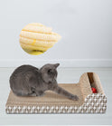 Yili Wholesale Cat Scratching Board Corrugated Pet Supplies Cat Claw Board Grinding Claw Cat Scratching Board Nest Cat Scratching Board Circular Vertical