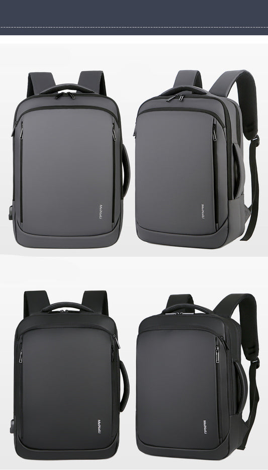 Waterproof Nylon Multifunctional Usb Travel Business Computer Backpack