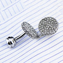 Men s Cufflinks Crystal Full Rhinestone Cufflinks