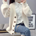 Loose And Thin All-match Student Sweater Jacket