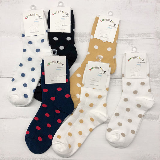 Women's Mid-length Tube Polka Dot Polka Dot Polka Dot Socks