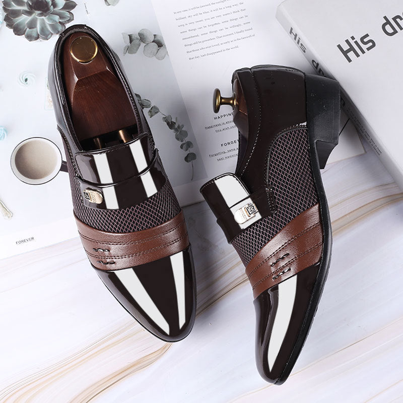 Men's Casual Shoes, Business Dress Shoes, Large Size All-match Wedding Shoes