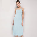 Women's Summer Mid Length Modal Suspender Dress